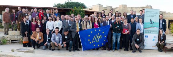 Group photo Malta Seabird Workshop