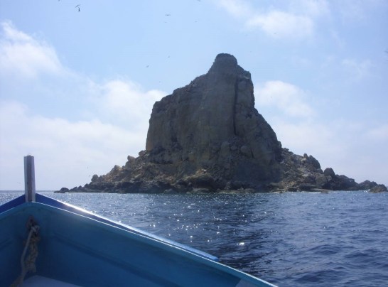 The approach to Filfla. Photo: N.Cox